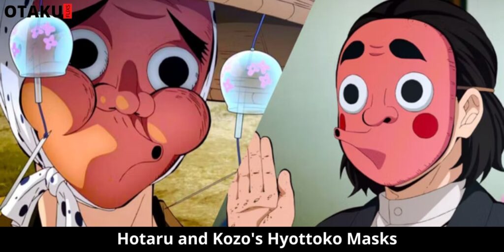 Sabito, Makomo and Giyu's Kitsune Masks