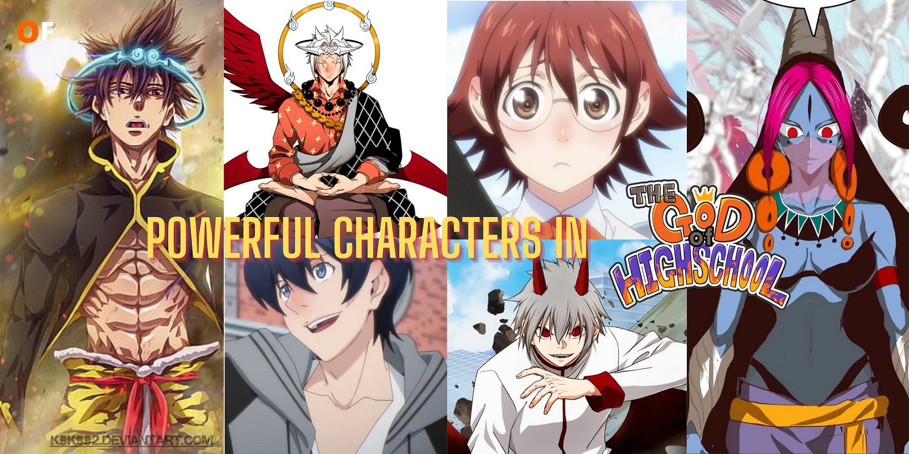 Top 100 Strongest The God of High School Characters 